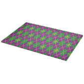 Carnaval Argyle glas snijplank (Hoek)