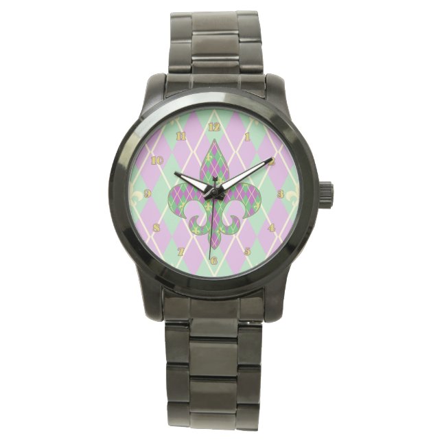 Carnaval Argyle horloge (Voorkant)
