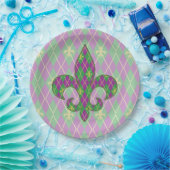 Carnaval Argyle Papier Bord (Feest)