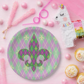 Carnaval Argyle Papier Bord (Feest)