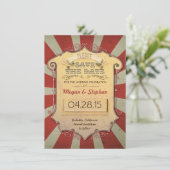 Carnaval Bewaar de datumkaarten Save The Date (Staand voorkant)