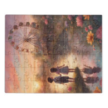 Carnaval bij zonsondergang