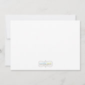 Carnaval Birthday Party Invitation Kaart (Achterkant)