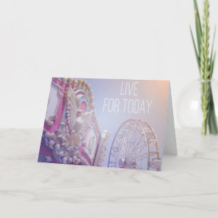 Carnaval   Carte de vœux Live For Today
