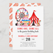 Carnaval Circus Festival Show Kind Kaart (Voorkant / Achterkant)