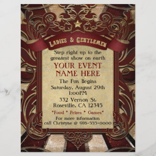  carnaval Circus legant Event Flyer