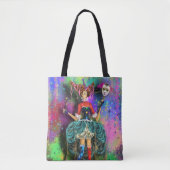 Carnaval Clown Joker Jester Canvas tas (Voorkant)