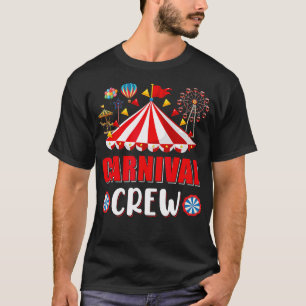 Carnaval Crew Grappig Circus Personeel Kostuum Cir T-shirt