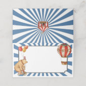 carnaval d'animaux de cirque cartes de place pour  (Extérieur déplié)