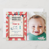 Carnaval de cirque invitation à l'anniversaire Big (Devant)