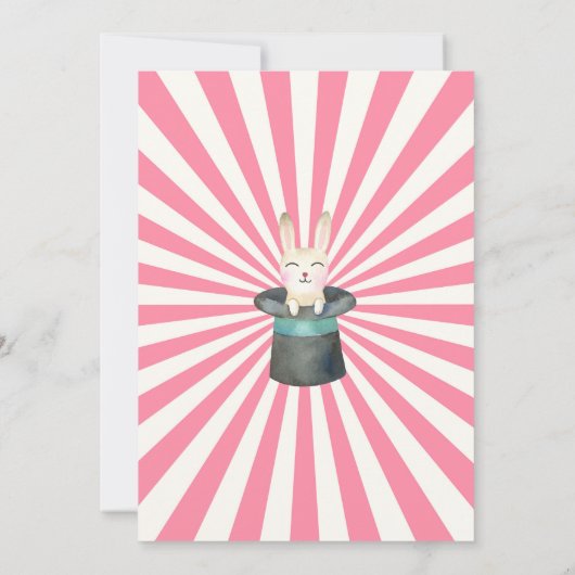 Carnaval de cirque Invitation Cirque Party (Dos)