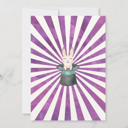 Carnaval de cirque Invitation Cirque Party (Dos)