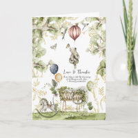 Carnaval de cirque | Merci de Baby shower des bois