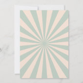 Carnaval de cirque vintage Invitation d'anniversai (Dos)