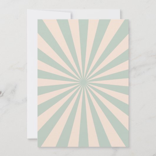 Carnaval de cirque vintage Invitation d'anniversai (Dos)