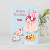 Carnaval de gâteaux : Une carte Sweet 16e annivers (Debout devant)