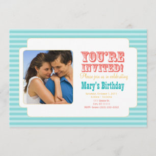 Carnaval de l'Ouest - Invitation photo personnel -