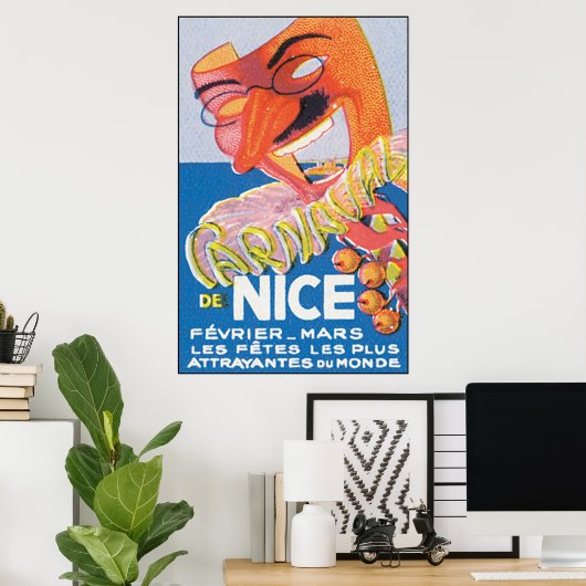 Carnaval De Nice Poster (Thuiskantoor)