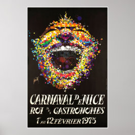 Carnaval de Nice, Roi des gastronomes, Poster