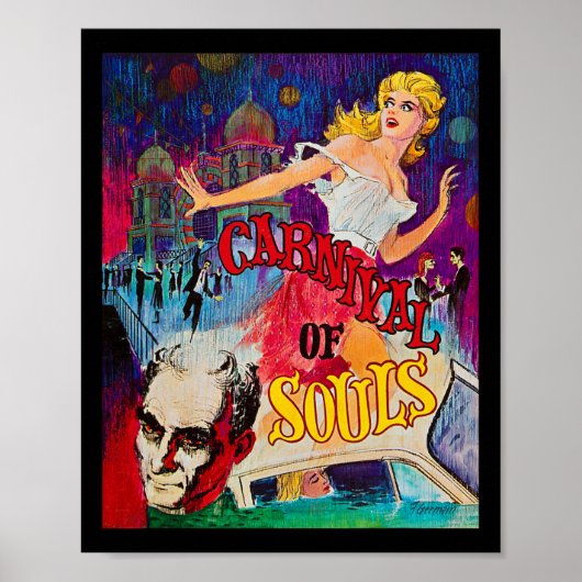 Carnaval Des Âmes Halloween Monster Poster Horreur (Devant)