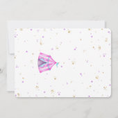 Carnaval éditable Anniversaire Photo Invitations (Dos)