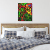 Carnaval en forêt, impression sur toile (Insitu(Chambre))