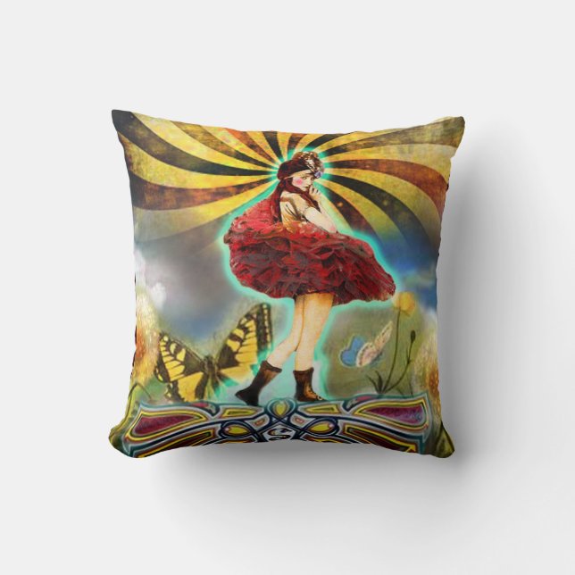 Carnaval Fairy Kussen (Voorkant)