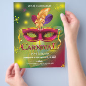Carnaval Feest Flyer (Hand)