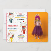 Carnaval Foto Uitnodigingen (Voorkant)