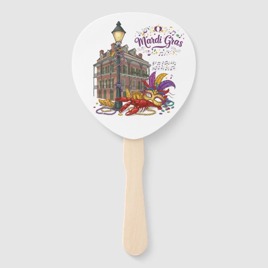 Carnaval Handwaaier (Voorkant)