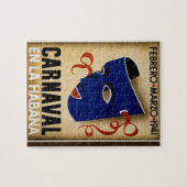 Carnaval Havana Cuba Travel Advertisement Legpuzzel (Horizontaal)