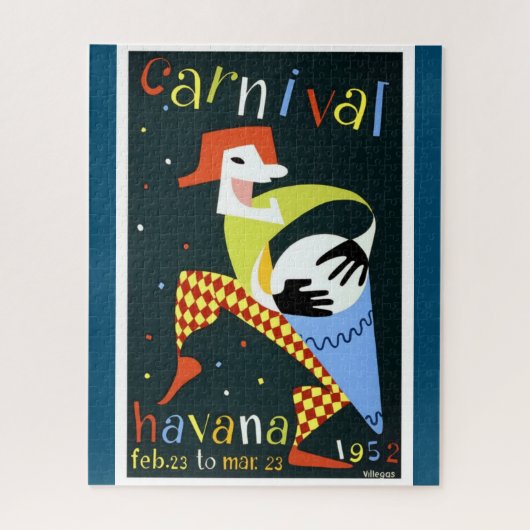 Carnaval Havana Cuba Travel Art Legpuzzel (Verticaal)