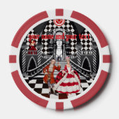 Carnaval in een magisch land poker chips (Voorkant)
