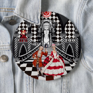 Carnaval in een magisch land ronde button 6,0 cm