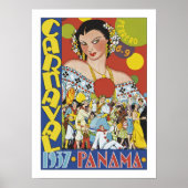 Carnaval in Panama Poster (Voorkant)