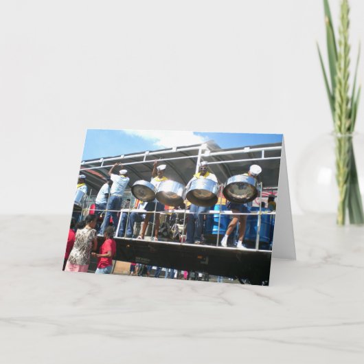 Carnaval in San Fernanado Trinidad Kaart (Voorkant)