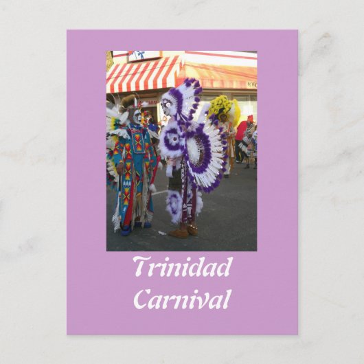 Carnaval in Trinidad Briefkaart (Voorkant)