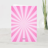 Carnaval Invitation d'anniversaire, Circus Girl An (Dos)