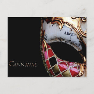 Carnaval - Italië - Masker Briefkaart
