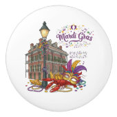 Carnaval Keramische Knop (Voorkant)