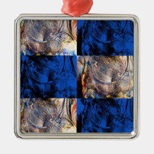 carnaval kist metalen ornament