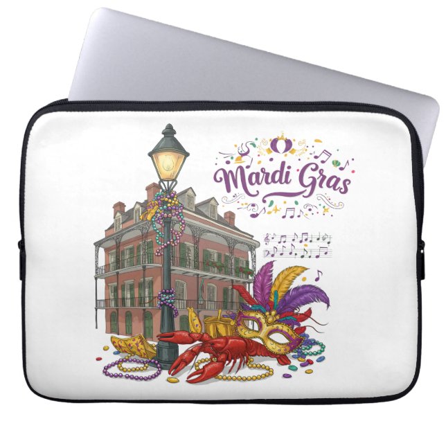 Carnaval Laptop Sleeve (Voorkant)