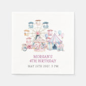 Carnaval Leuke Verjaardag Budget Party Servet (Voorkant)