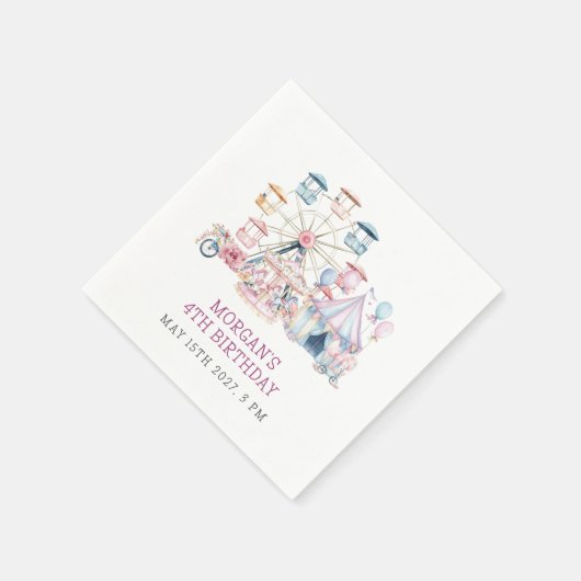 Carnaval Leuke Verjaardag Budget Party Servet (Hoek)