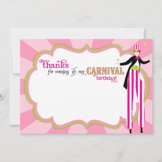 Carnaval Marcheur sur Echasses & Merci Coton de Su (Dos)