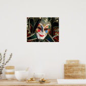 Carnaval Masker Poster (Keuken)
