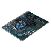 Carnaval Masque bleu Damas Livre de notes (Côté gauche)