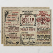 Carnaval Pandemonium Flyer (Devant / Derrière)