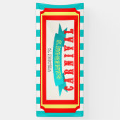 Carnaval Party Classic  stijl strepen Spandoek (Verticaal)