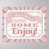 carnaval Popcorn-teken Poster (Voorkant)